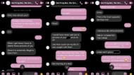 Screenshots of Tallah's former keyboardist and an anonymous party when they were underage. (Photos via New Fury Media)